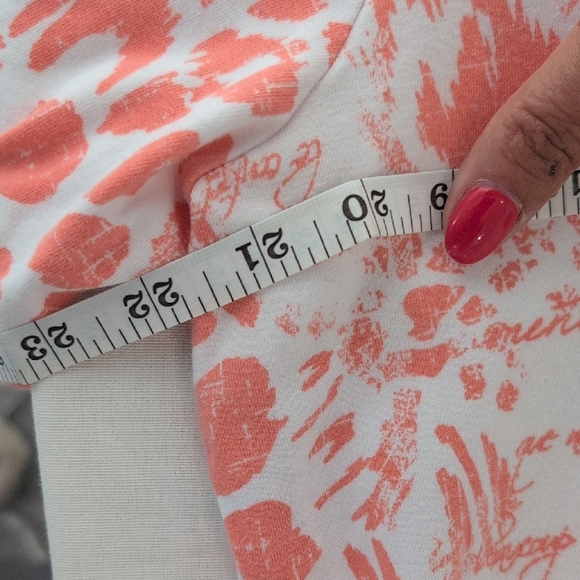 Ruby Rd. Orange 3/4 Sleeve Tee - Picture 6 of 7